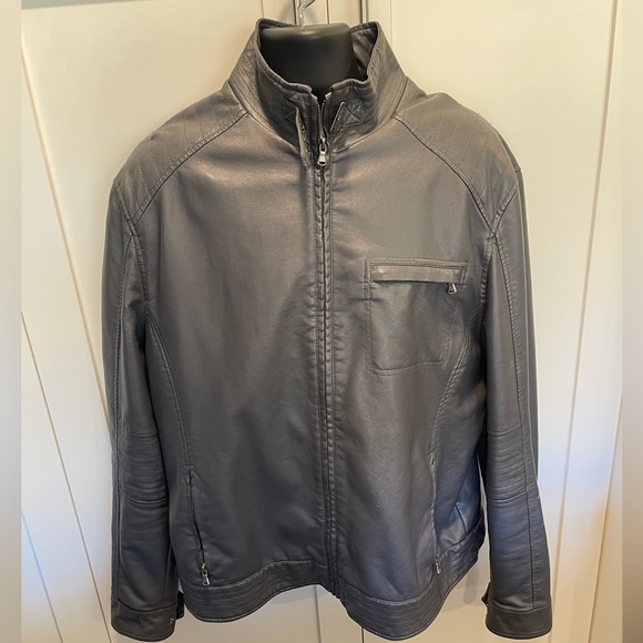 Kenneth Cole Reaction Moto Jacket size XXl - Picture 3 of 17